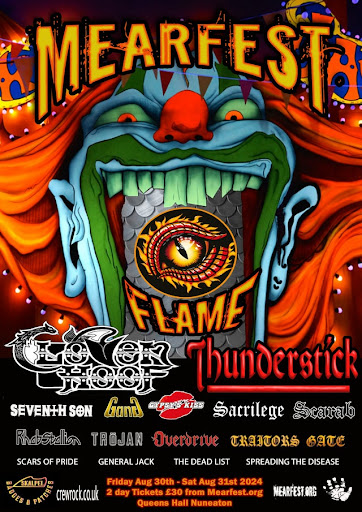 CLOVEN HOOF HEADLINING MEARFEST FLAME 30th AUGUST – Cloven Hoof